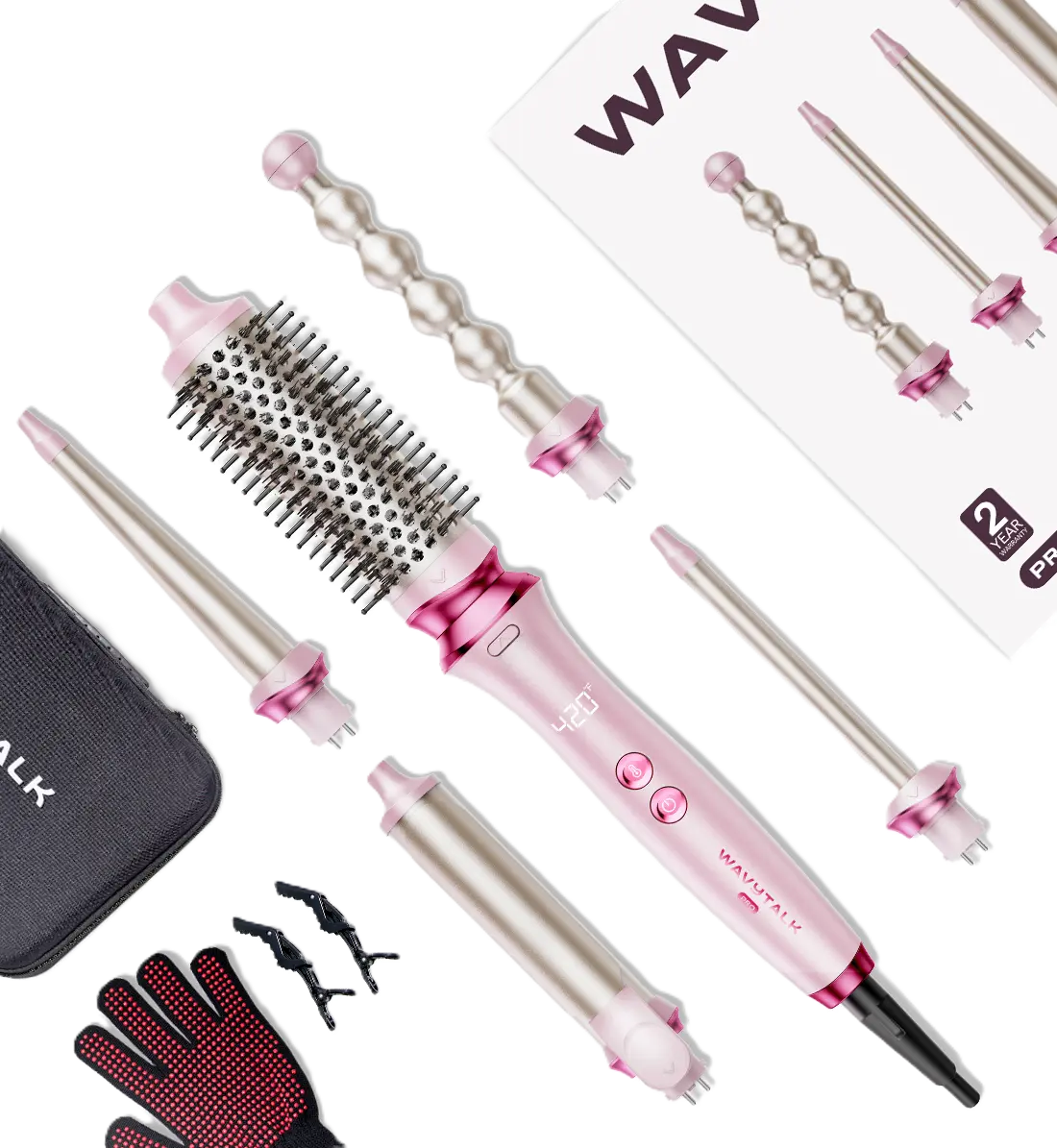 Wavytalk Heatwave Pro Multi-Curl - 5 Lockenstab-Aufsätze | Wavy24
