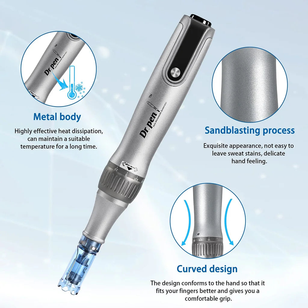 Dr. Pen M8S Microneedling Pen mit Kartuschen | Original Dermapen für zuhause - Wavy24
