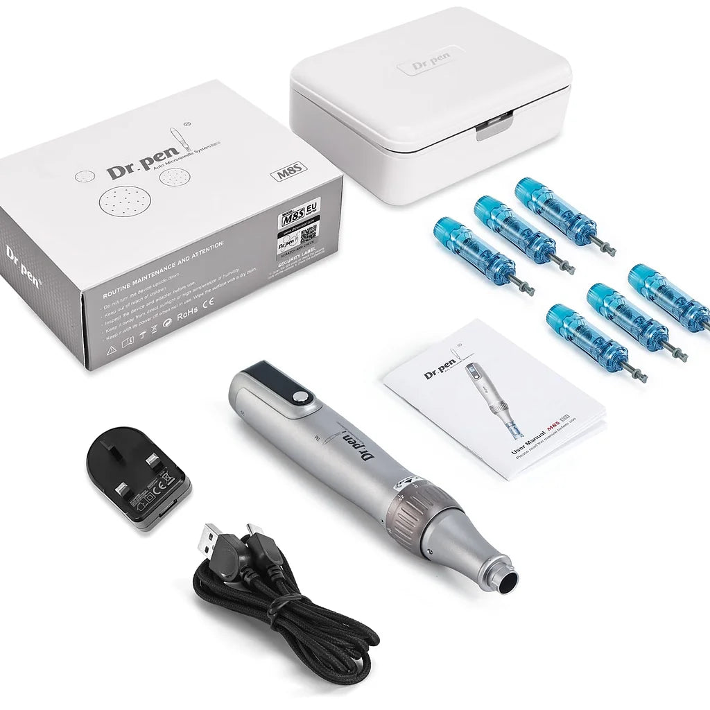 Dr. Pen M8S Microneedling Pen mit Kartuschen | Original Dermapen für zuhause - Wavy24