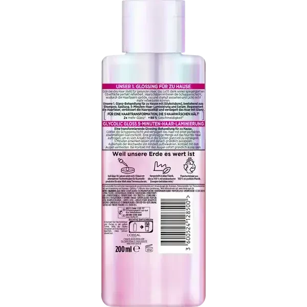 L’Oréal Paris Elvital Glycolic Gloss 5 Minuten Haar-Laminierung - 200 ml
