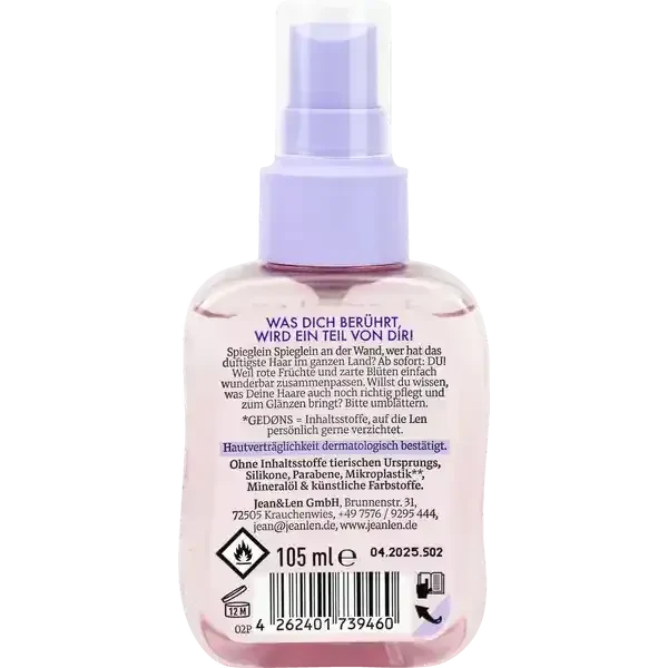 Jean&Len Haarparfum You blossom my heart - 105 ml