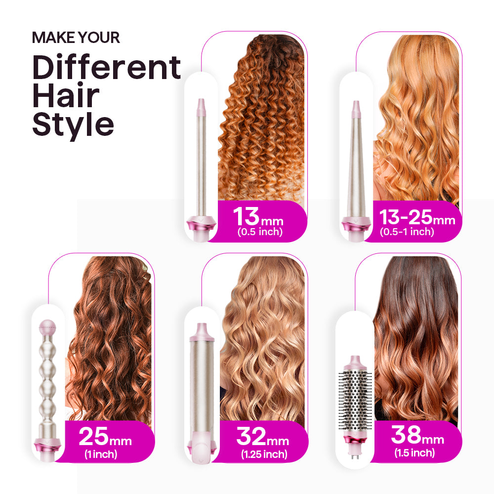 Wavytalk Heatwave Pro Multi-Curl - 5 Lockenstab-Aufsätze | Wavy24 - Wavy24
