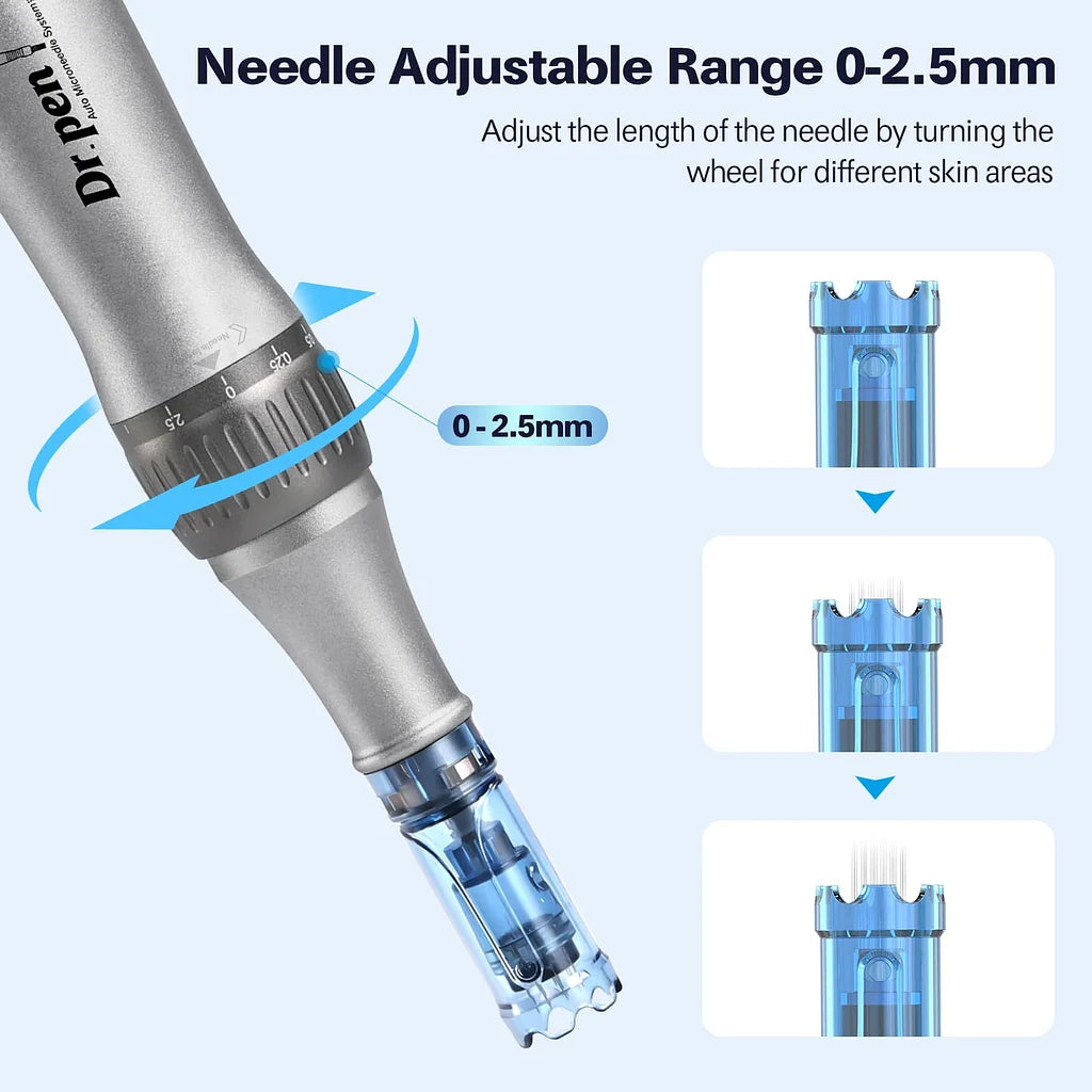 Dr. Pen M8S Microneedling Pen mit Kartuschen | Original Dermapen für zuhause - Wavy24