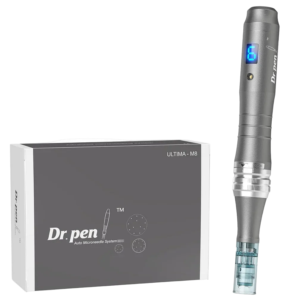 Dr. Pen M8 Microneedling Pen mit Kartuschen - Professionelles Microneedling für zu Hause - Ultima M8 Kit - Wavy24