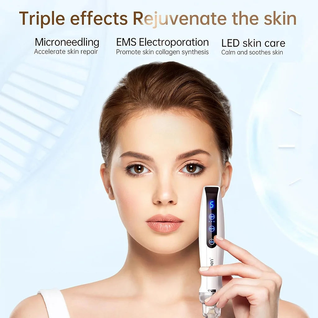 Bio Pen Q2 von Dr. Pen – 3-in-1-Mikroneedling-Pen mit LED-Lichttherapie und Mikrostrom