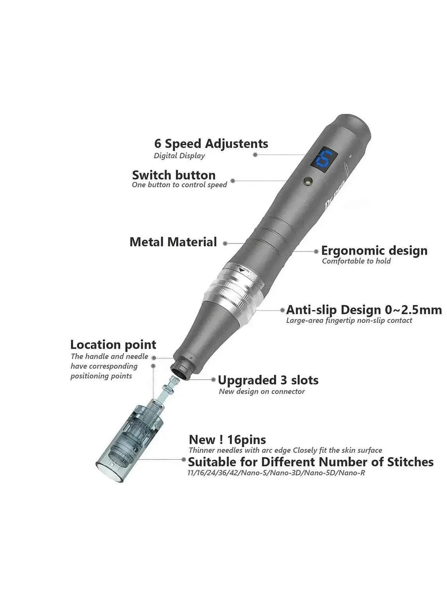Dr. Pen M8 Microneedling Pen mit Kartuschen