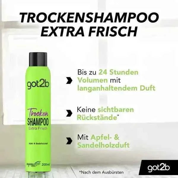 got2b - Trockenshampoo Trocken Wäsche Extra Frisch