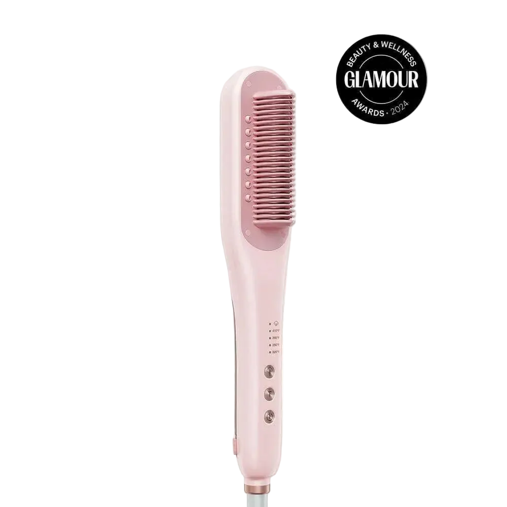 Wavytalk Steamline Pro Glättbürste mit Dampf Rosegold - Innovative Dampf-Glättbürste