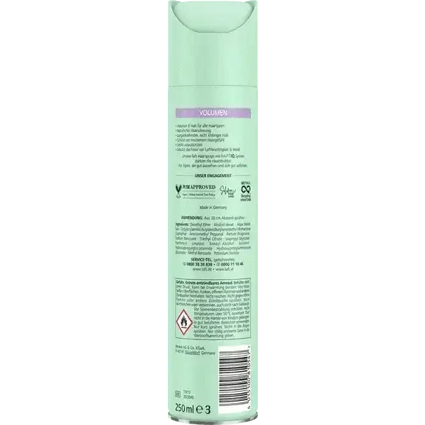 Taft Haarspray Volumen alle Haartypen - 250 ml